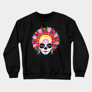 Sugar Skull Girl - La Calavera Catrina Crewneck Sweatshirt